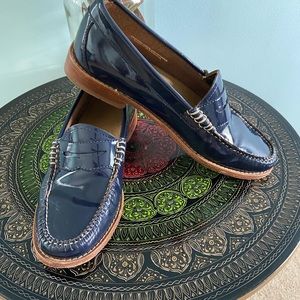 Navy Blue Weejuns Loafers